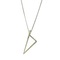 Pendentif Pendentif Corse triangle ouvert en or jaune 18 carats 2,4 g 58 Facettes 250006