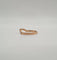Bague 53 Alliance or rose sertie de diamants 58 Facettes