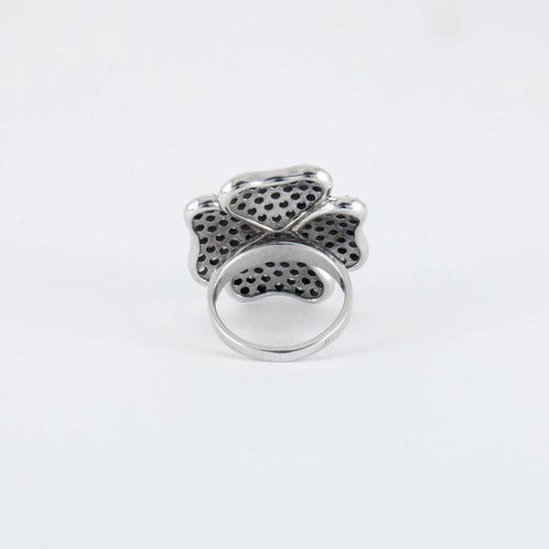 Bague 47 Bague Fleur Diamants 58 Facettes