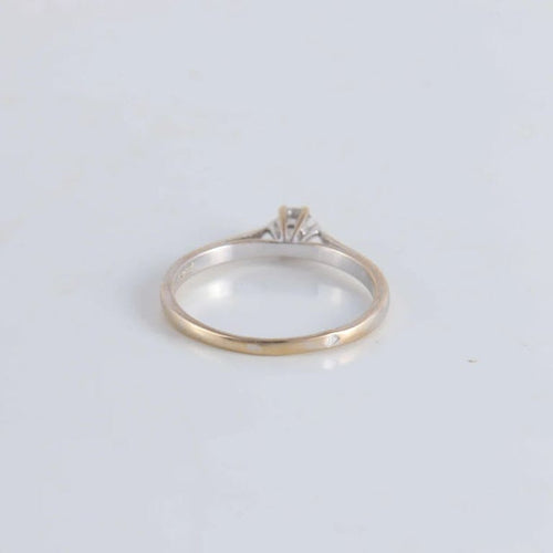 Bague 55 Bague Solitaire Diamant 0.20ct 58 Facettes FM55