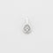 Pendentif Pendentif or blanc 18 carats diamants 58 Facettes