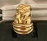Boucles d'oreilles OJ PERRIN - Boucles d'oreilles Clips Tresse or jaune 58 Facettes LOT 4590