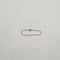 Bague 65 Bague chaine or jaune sertie d'un diamant 58 Facettes