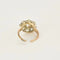 Bague 51 Bague Marguerite en or jaune 18k et diamants 58 Facettes LJ 25-301