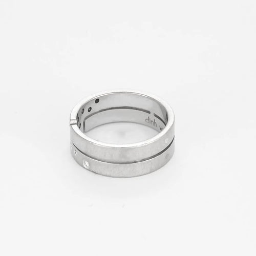 Bague 53 DINH VAN - Bague Seventies Diamants 58 Facettes 58FC102