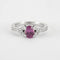 Bague 49 Bague en Or Blanc, saphir & diamants 58 Facettes