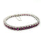 Bracelet Bracelet Tennis or blanc serti de rubis 58 Facettes