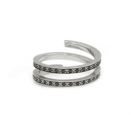Bague 55 Bagues La Spirale - DINH VAN 58 Facettes 250022R-250023R