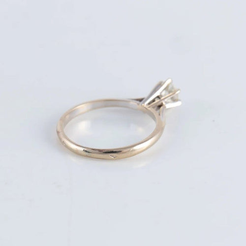 Bague 53 Bague Solitaire Diamant coussin taille ancienne 58 Facettes FM93