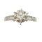 Bague 55 Bague en Or blanc, diamants 58 Facettes