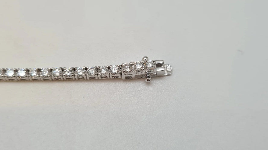 Bracelet Bracelet Rivière en Or blanc & diamants 58 Facettes