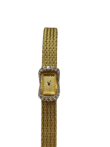 Montre Vacheron Constantin - Montre dame en or jaune et diamants 58 Facettes
