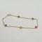 Bracelet Bracelet or jaune serti de fleurs saphir multi-couleur 58 Facettes