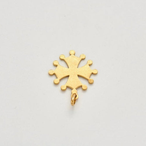 Pendentif Pendentif croix Or jaune 58 Facettes