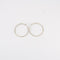 Boucles d'oreilles Créoles en Or blanc, diamants 58 Facettes