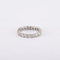 Bague 52 / Blanc/Gris / Or 750 Alliance Américaine Diamants 1.76 Carats 58 Facettes 220416R