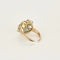Bague 51 Bague Marguerite en or jaune 18k et diamants 58 Facettes LJ 25-301