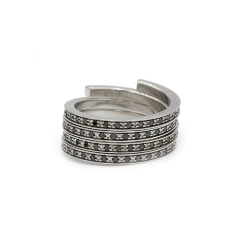 Bague 55 Bagues La Spirale - DINH VAN 58 Facettes 250020R-250021R