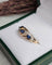 Bague 53 Bague vintage en or jaune 18 carats, saphirs et diamants 58 Facettes 718