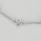 Bracelet Bracelet or blanc 3 diamants 58 Facettes