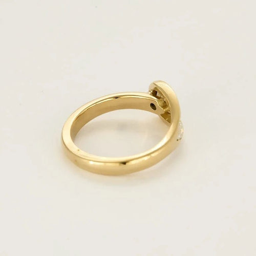 Bague 52.5 Bague en Or jaune 18k Diamant 58 Facettes DRE1847X2