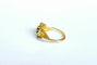 Bague 54 Bague bandeau émeraude et diamants en or jaune 18k 58 Facettes
