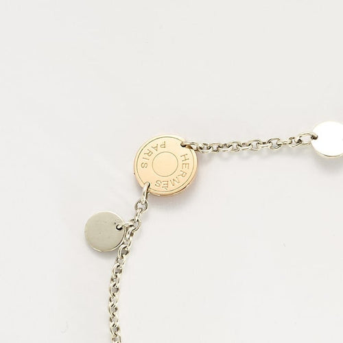 Bracelet Hermès - Ex Libris - Bracelet en argent et or rose . 58 Facettes 58FC30-3