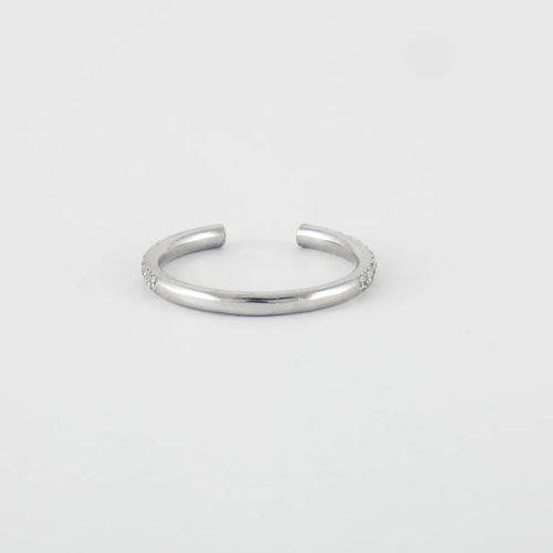 Bague 55 Bague en or blanc diamants 58 Facettes