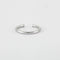Bague 55 Bague en or blanc diamants 58 Facettes