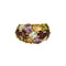 Bague 55.5 Bague jonc en or jaune et pierres fines 58 Facettes MON1096