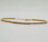 Bracelet Bracelet or jaune serti d’une barrette de diamants 58 Facettes