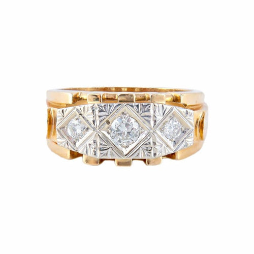 Bague 61 Bague Trilogie géométrique 58 Facettes