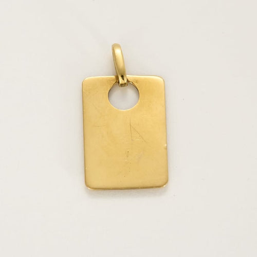 Pendentif Augis - Médaille sentimentale en or jaune 58 Facettes HOU5800