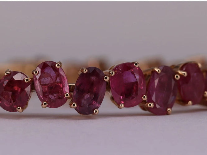 Bracelet Bracelet Rubis Diamants 58 Facettes P3