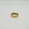 Bague 53 Demi-alliance or jaune, sertie de diamants naturels 58 Facettes