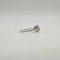 Bague 52 Bague cœur or blanc sertie d’une topaze bleue et diamants 58 Facettes