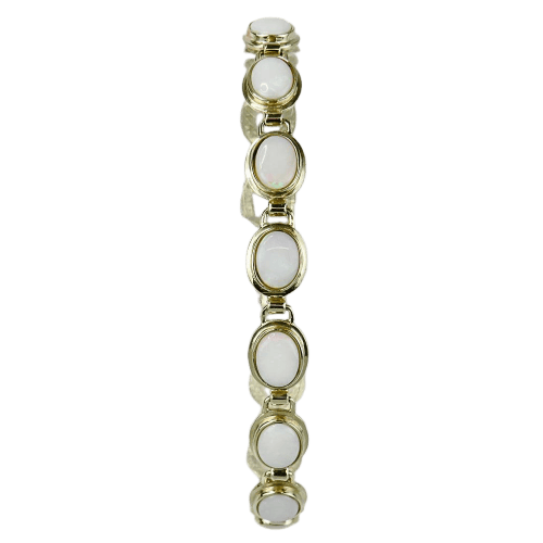 Bracelet Bracelet vintage en or jaune 14 carats et opales 58 Facettes 2556