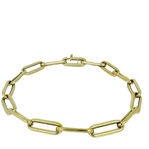 Bracelet Bracelet vintage « Closed Forever » en or jaune 14 carats 58 Facettes 2501020