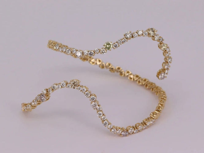 Bracelet Bracelet Or jaune Diamants 58 Facettes P690