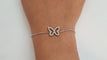 Bracelet Bracelet papillon en Or blanc & diamants 58 Facettes