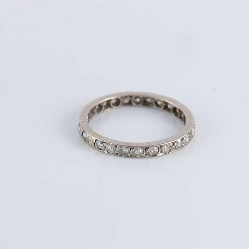 Bague 56 Alliance américaine Diamants 0.50ct 58 Facettes FM68