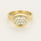 Bague 52.5 Bague en or jaune et or gris, diamants 58 Facettes VAN0760X2