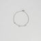 Bracelet Bracelet or blanc 3 diamants 58 Facettes