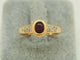 Bague 51 Bague en or jaune, diamants, rubis 58 Facettes