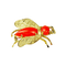 Pendentif Pendentif abeille - Pendentif en or jaune 18 carats et corail 58 Facettes 2020