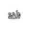 Bague 55 Bague Asymétriques - Or Blanc & Diamants 58 Facettes 250070SP