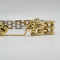 Bracelet Bracelet or blanc et jaune 18 carats serti de diamants 58 Facettes