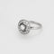 Bague 53 Bague en or blanc 18K et platine avec diamants 58 Facettes 58FC139