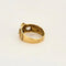 Bague 58 Bague bandeau sertie en or jaune 18k et saphirs, diamants 58 Facettes BG9