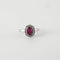 Bague 54 Bague style Marguerite Rubis Diamants 58 Facettes